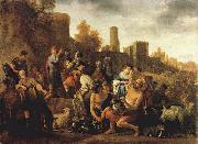 MOEYAERT, Claes Cornelisz. Moses Ordering the Slaughter of the Midianitic ag USA oil painting artist